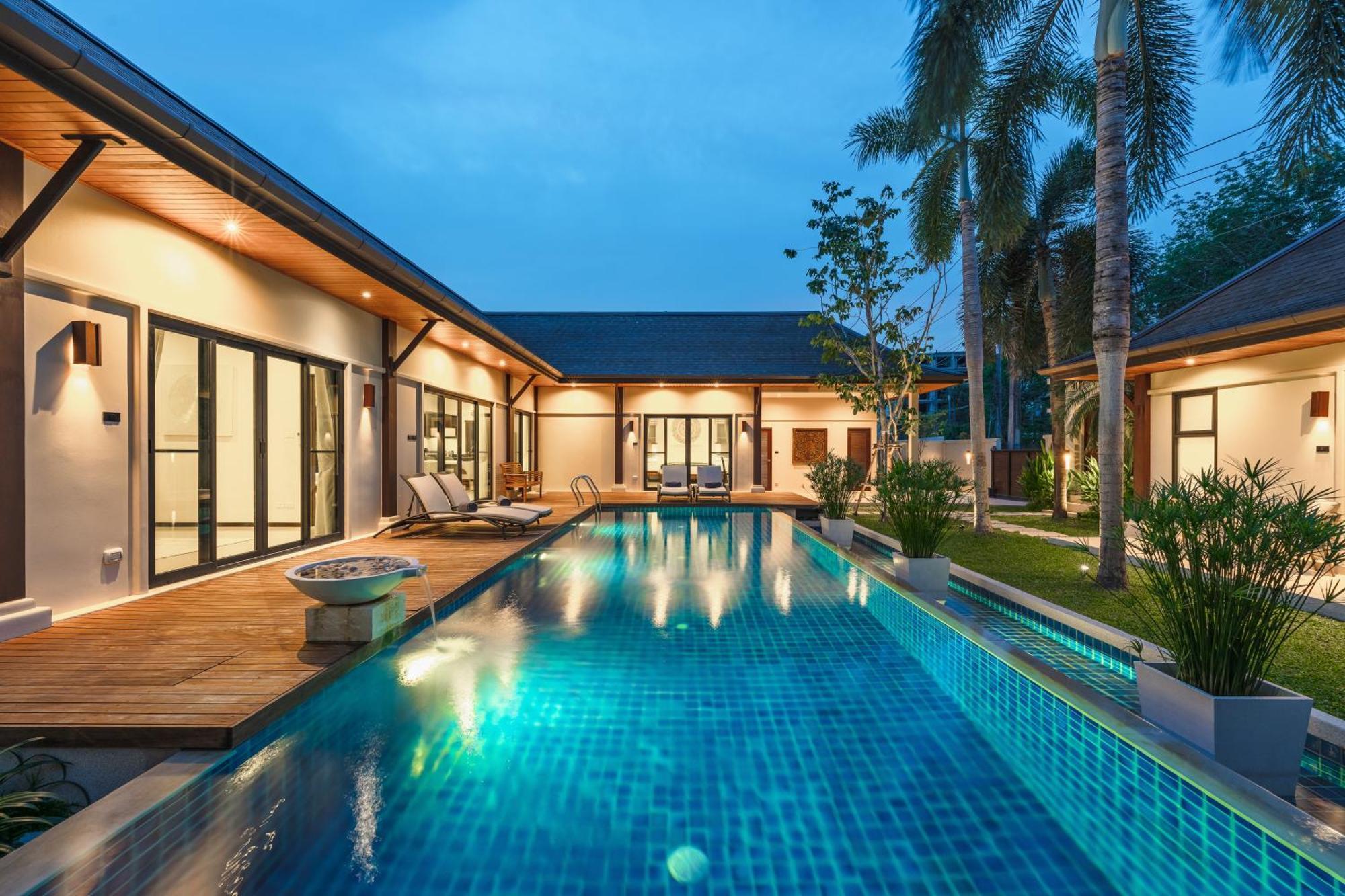 3-Bedroom Large Pool Villa With Garden Layan Beach  Exterior photo