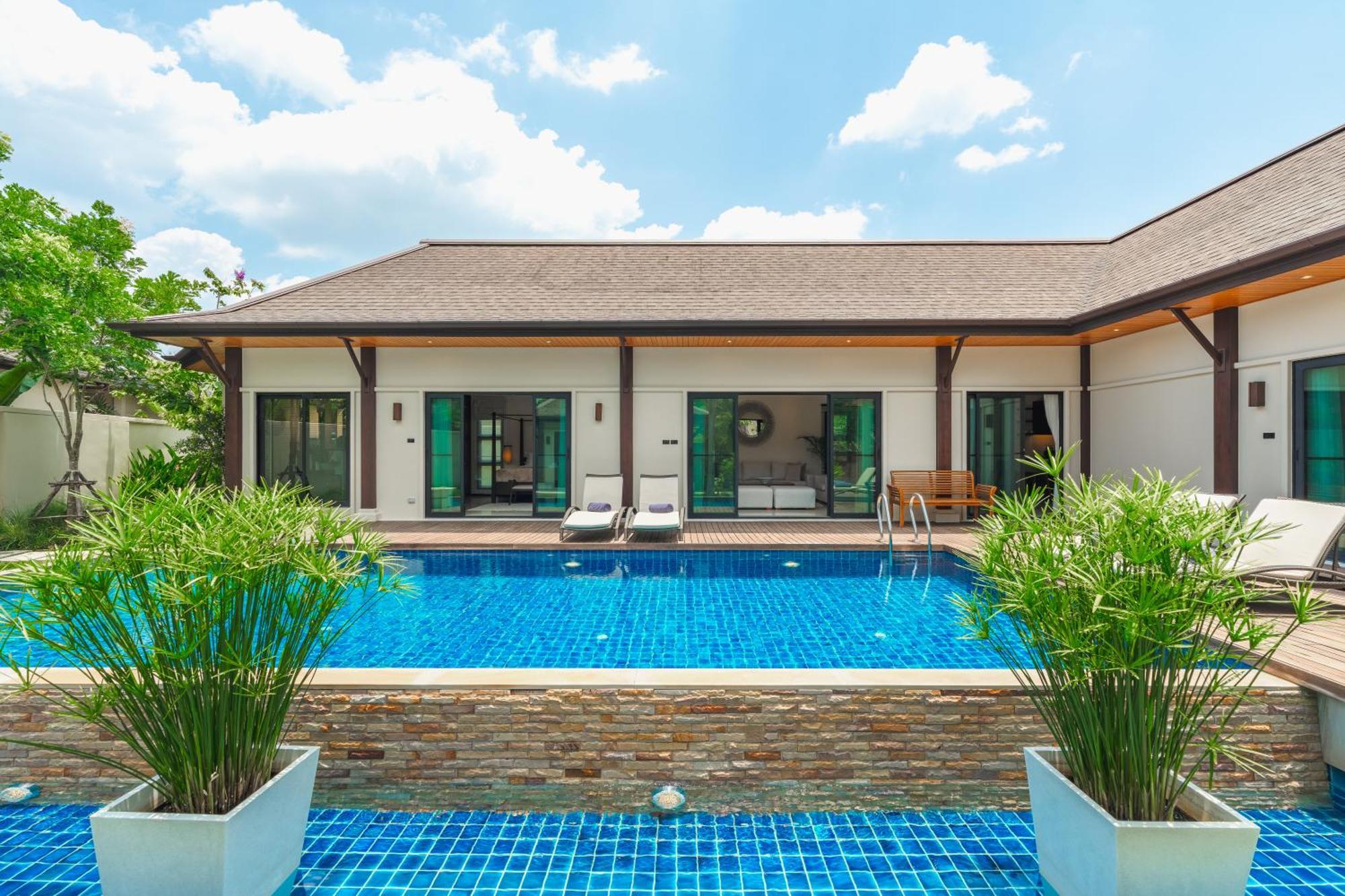 3-Bedroom Large Pool Villa With Garden Layan Beach  Exterior photo