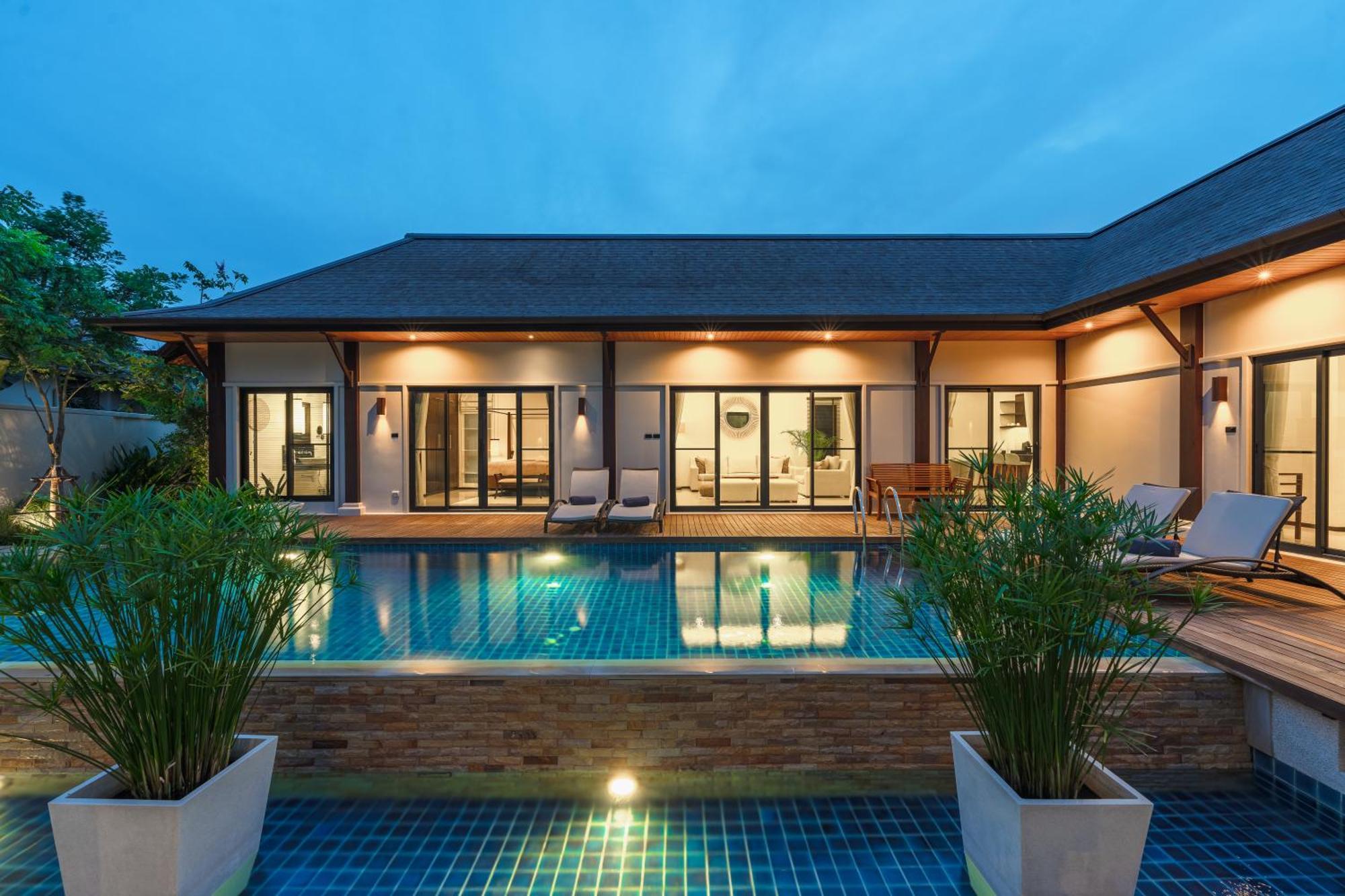 3-Bedroom Large Pool Villa With Garden Layan Beach  Exterior photo